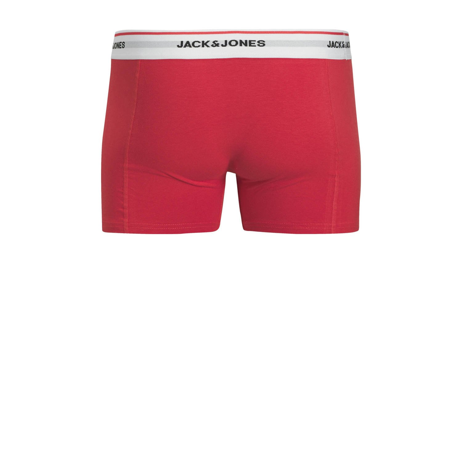 JACK & JONES JUNIOR boxershort set van 3 rood blauw zwart