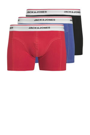boxershort - rood/blauw/zwart (set van 3)