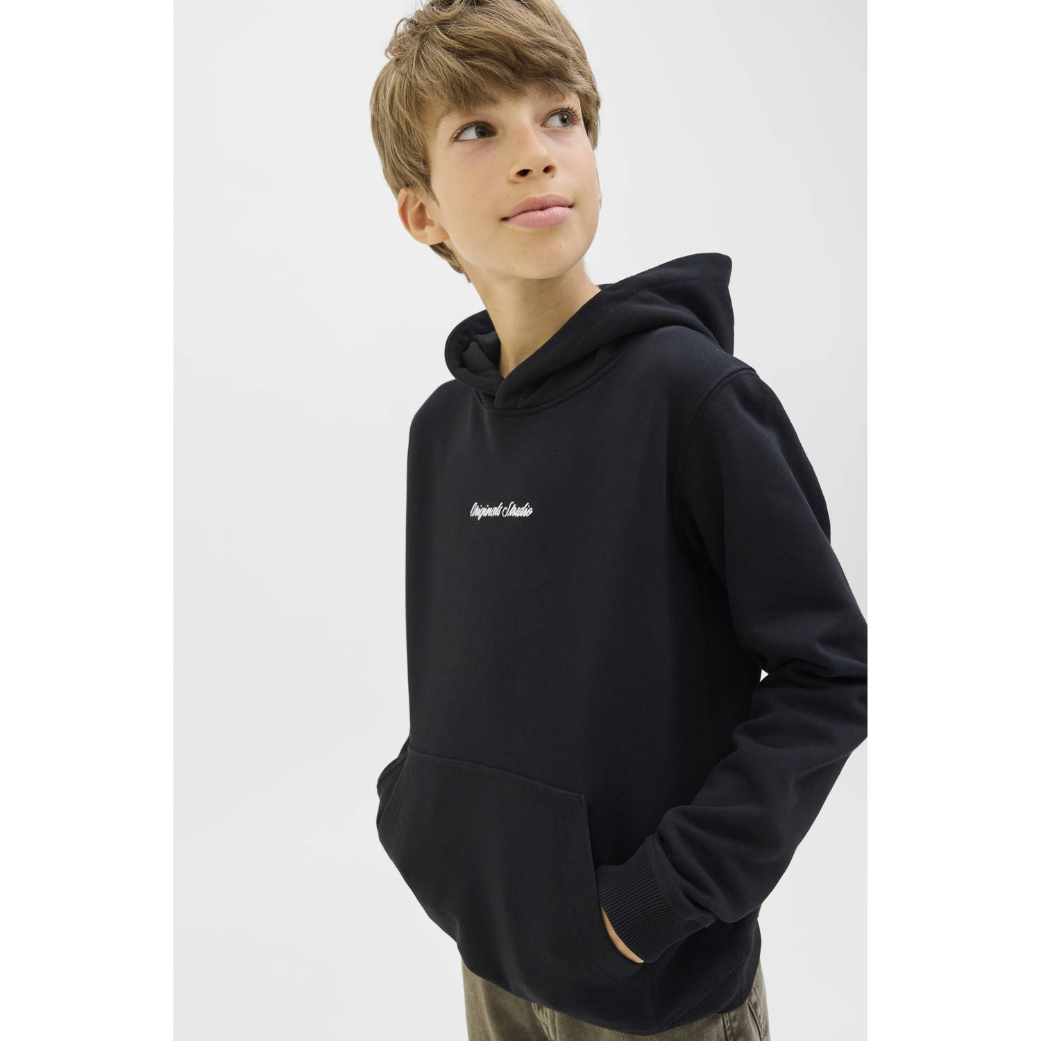 JACK & JONES JUNIOR hoodie zwart