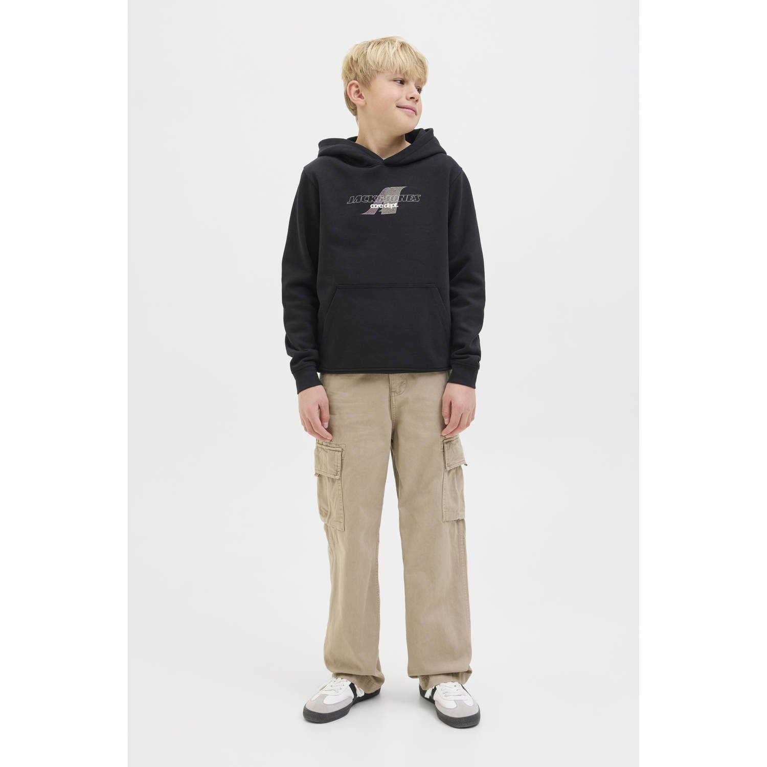 JACK & JONES JUNIOR hoodie zwart