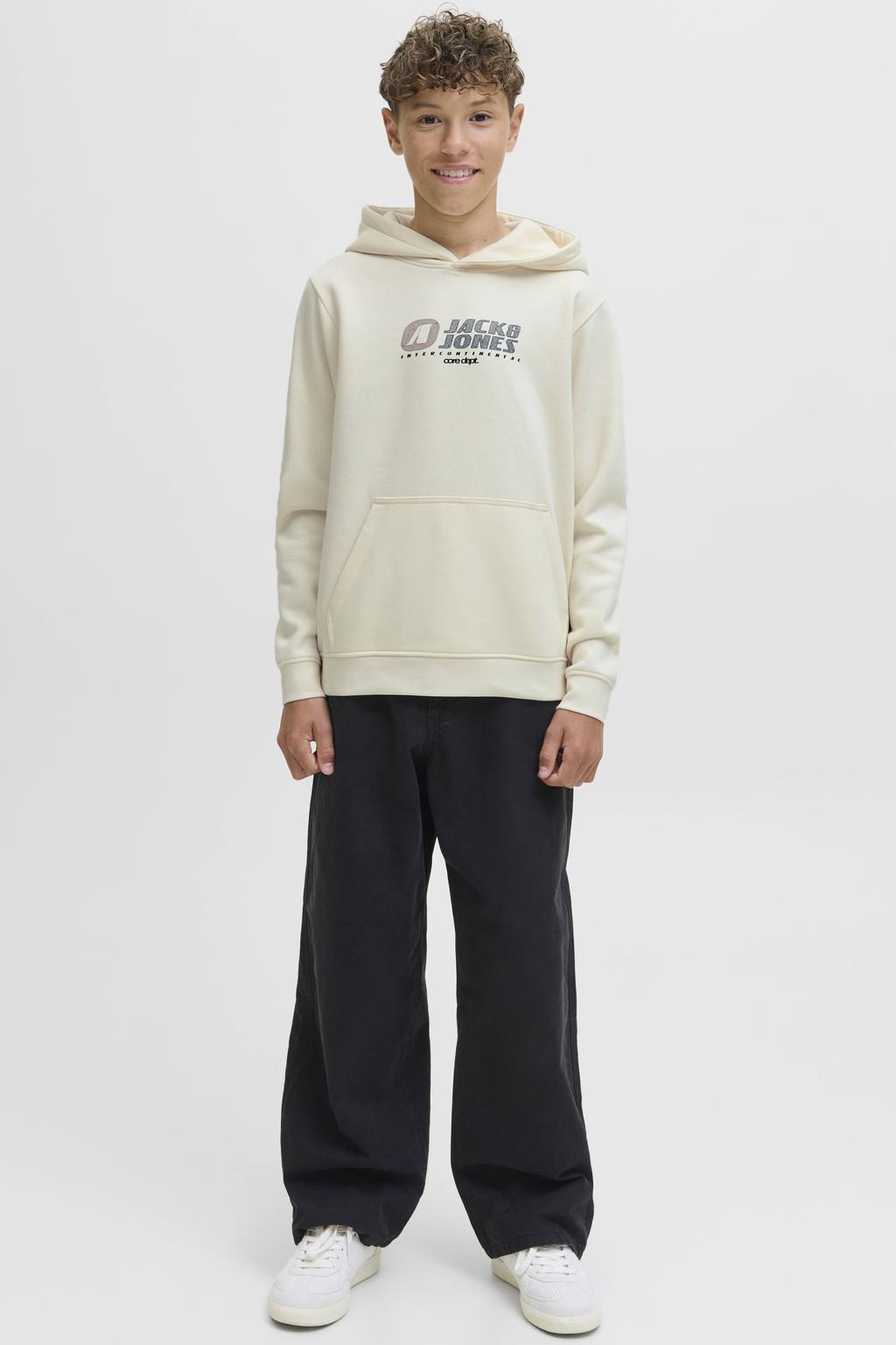 JACK & JONES JUNIOR hoodie ecru