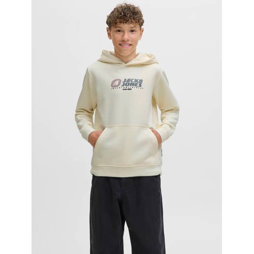 JACK & JONES JUNIOR hoodie ecru afbeelding