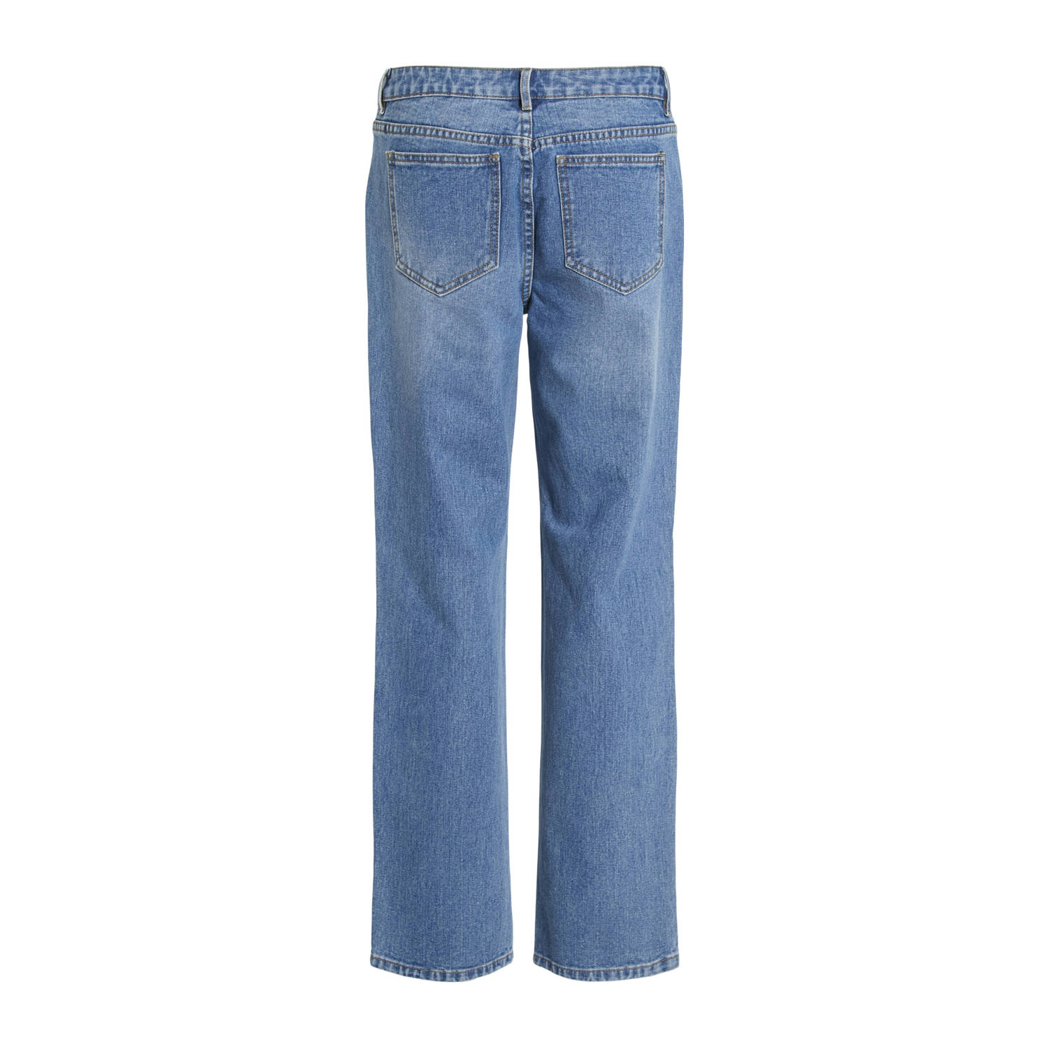 VILA straight leg jeans medium blue denim