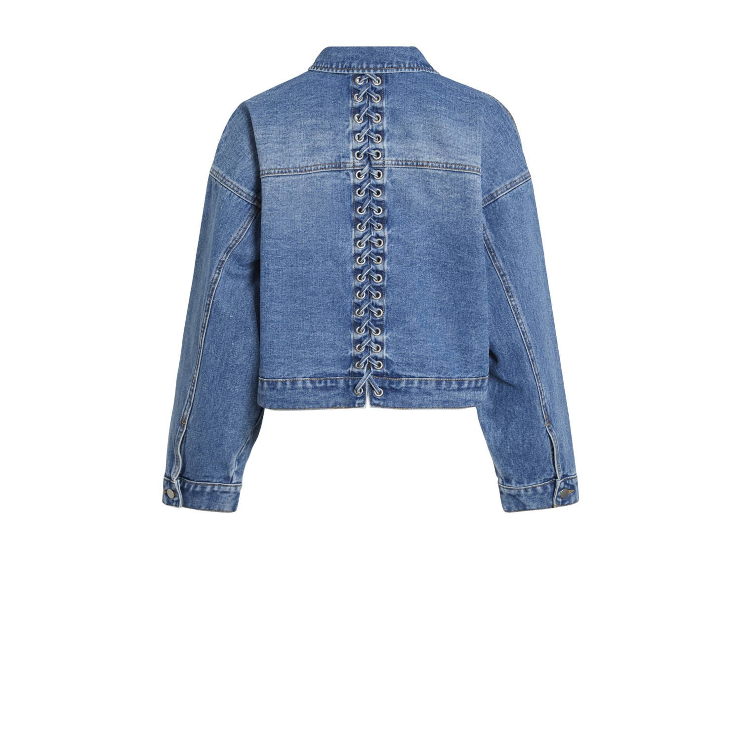 VILA denim spijkerjas medium blue denim