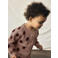 LIL' ATELIER BABY gebreid vest oudroze