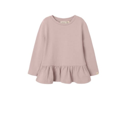 LIL' ATELIER MINI longsleeve lichtroze afbeelding