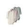 NAME IT BABY romper - offwhite/roze/groen (set van 3)