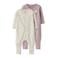 NAME IT BABY pyjama NBFNIGHTSUIT - ecru/lila (set van 2)
