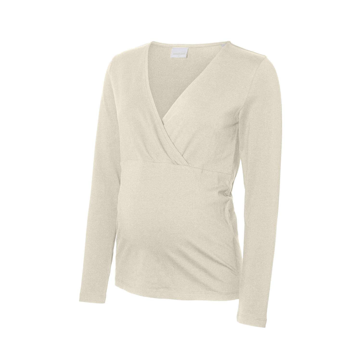 MAMALICIOUS zwangerschaps- voedings longsleeve MLKERRIE set van 2 offwhite zwart