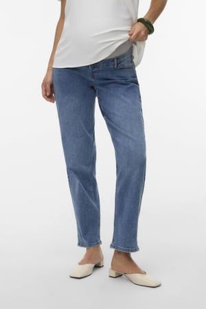 high waist zwangerschaps slim fit jeans medium blue denim