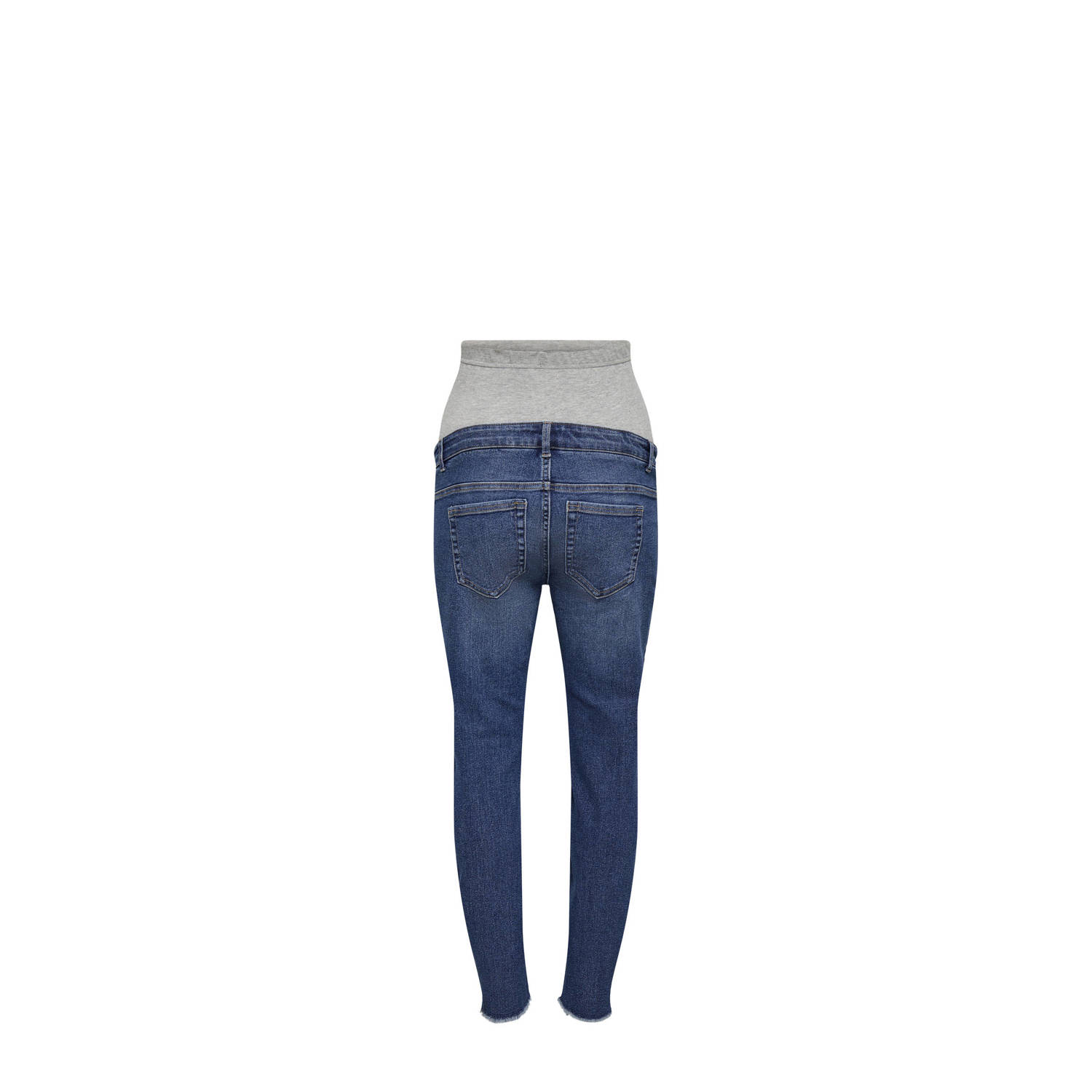 ONLY MATERNITY high waist zwangerschapskleding slim fit jeans medium blue denim