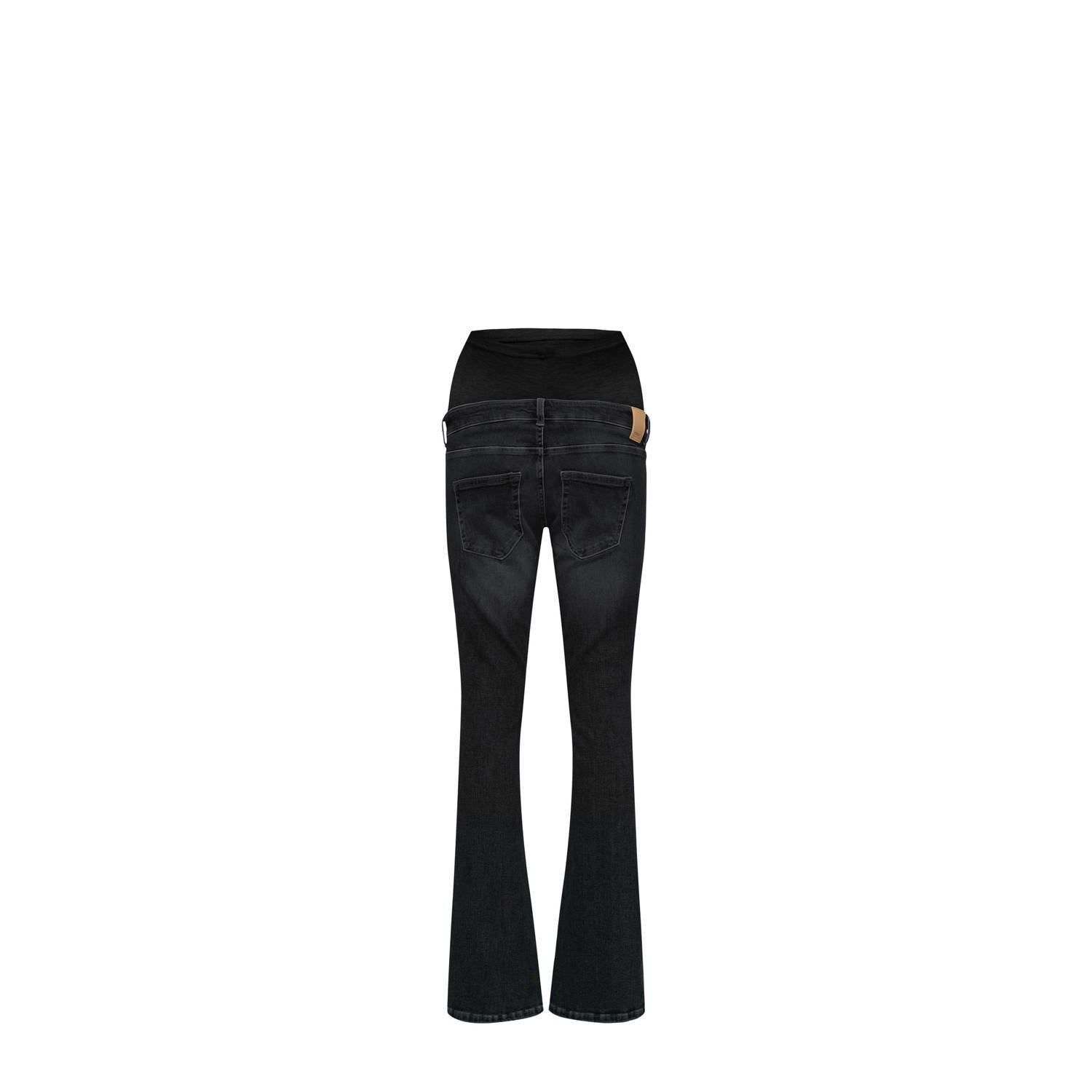ONLY MATERNITY high waist zwangerschapskleding flared jeans black denim