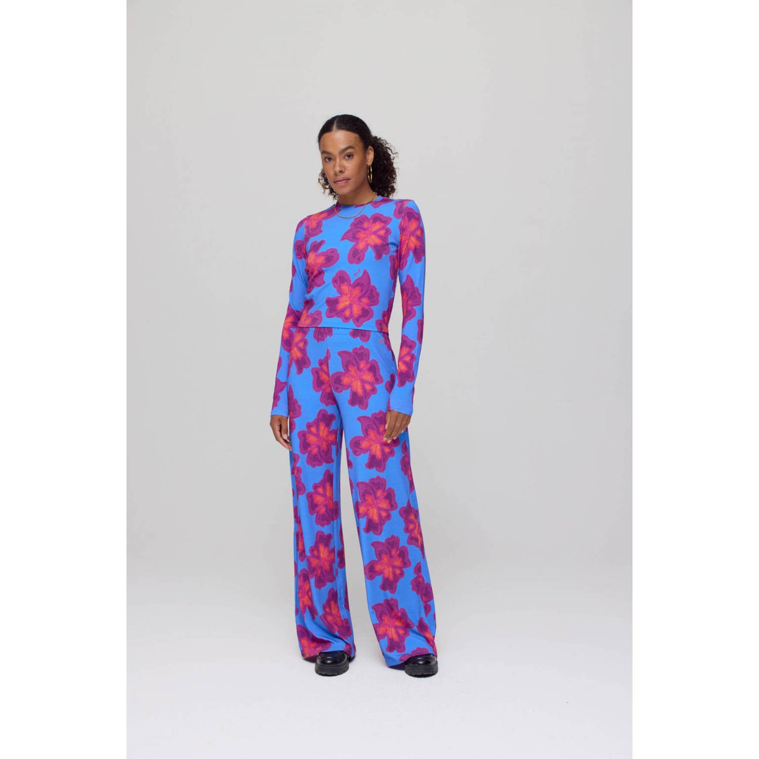 HARPER & YVE straight high waist broek multi