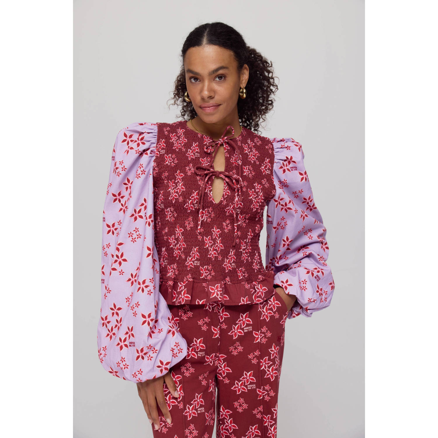 HARPER & YVE top roze