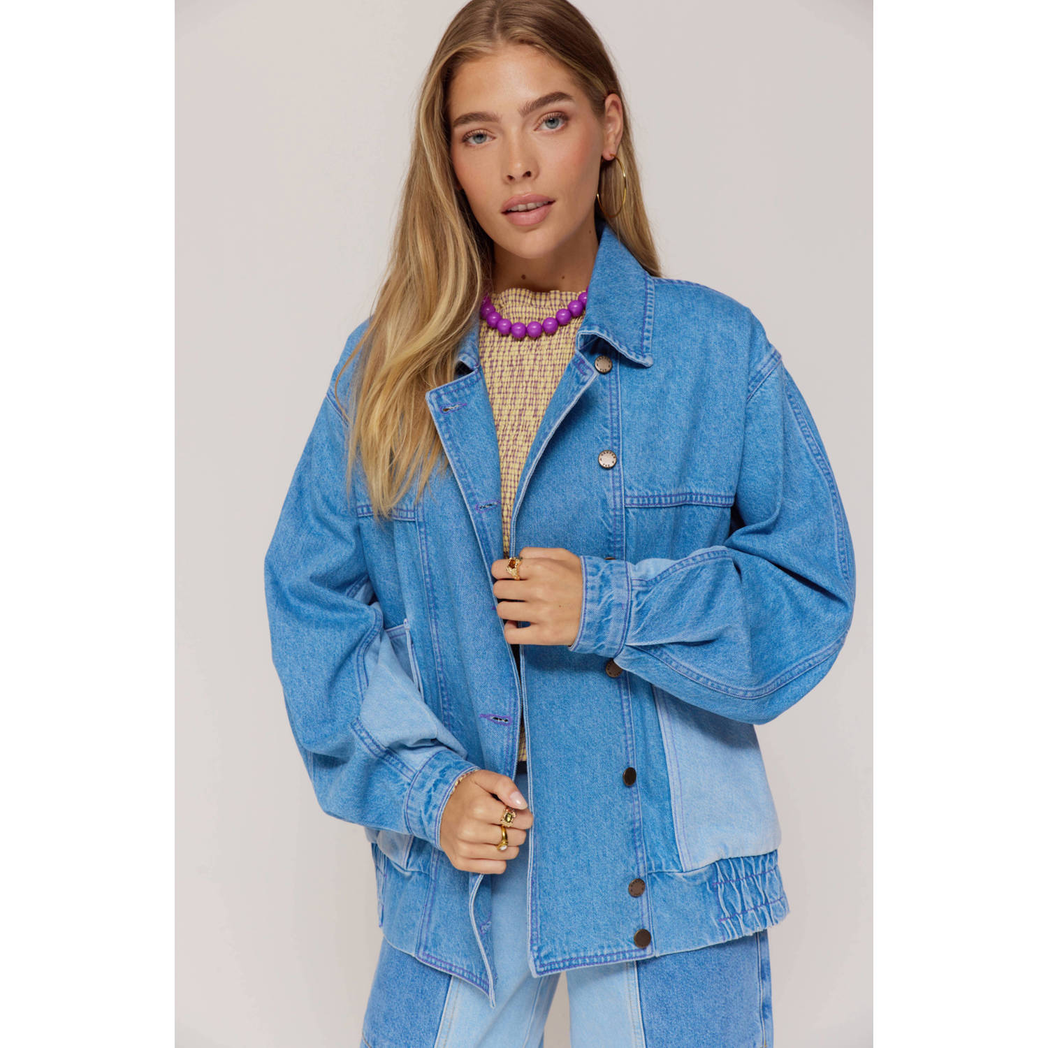 HARPER & YVE denim spijkerjas lichtblauw