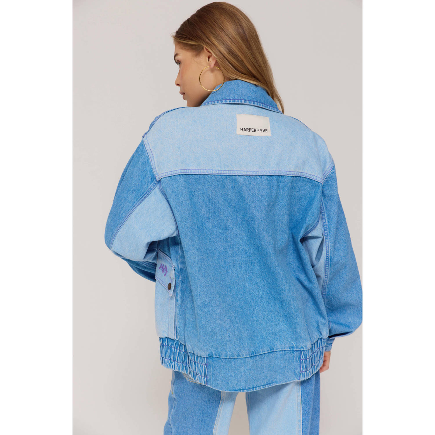 HARPER & YVE denim spijkerjas lichtblauw