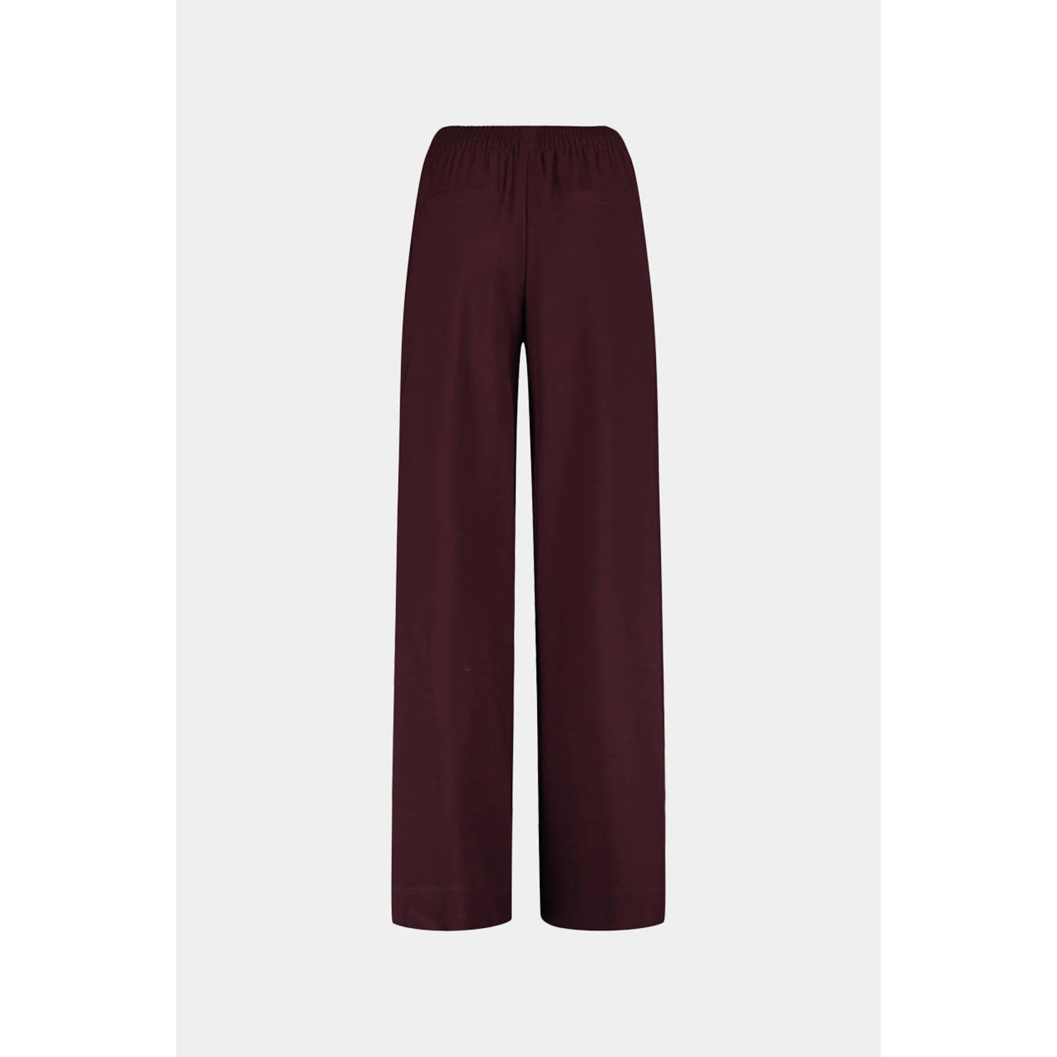 HARPER & YVE high waist broek donkerrood