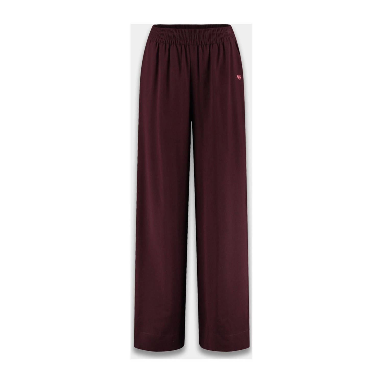 HARPER & YVE high waist broek donkerrood