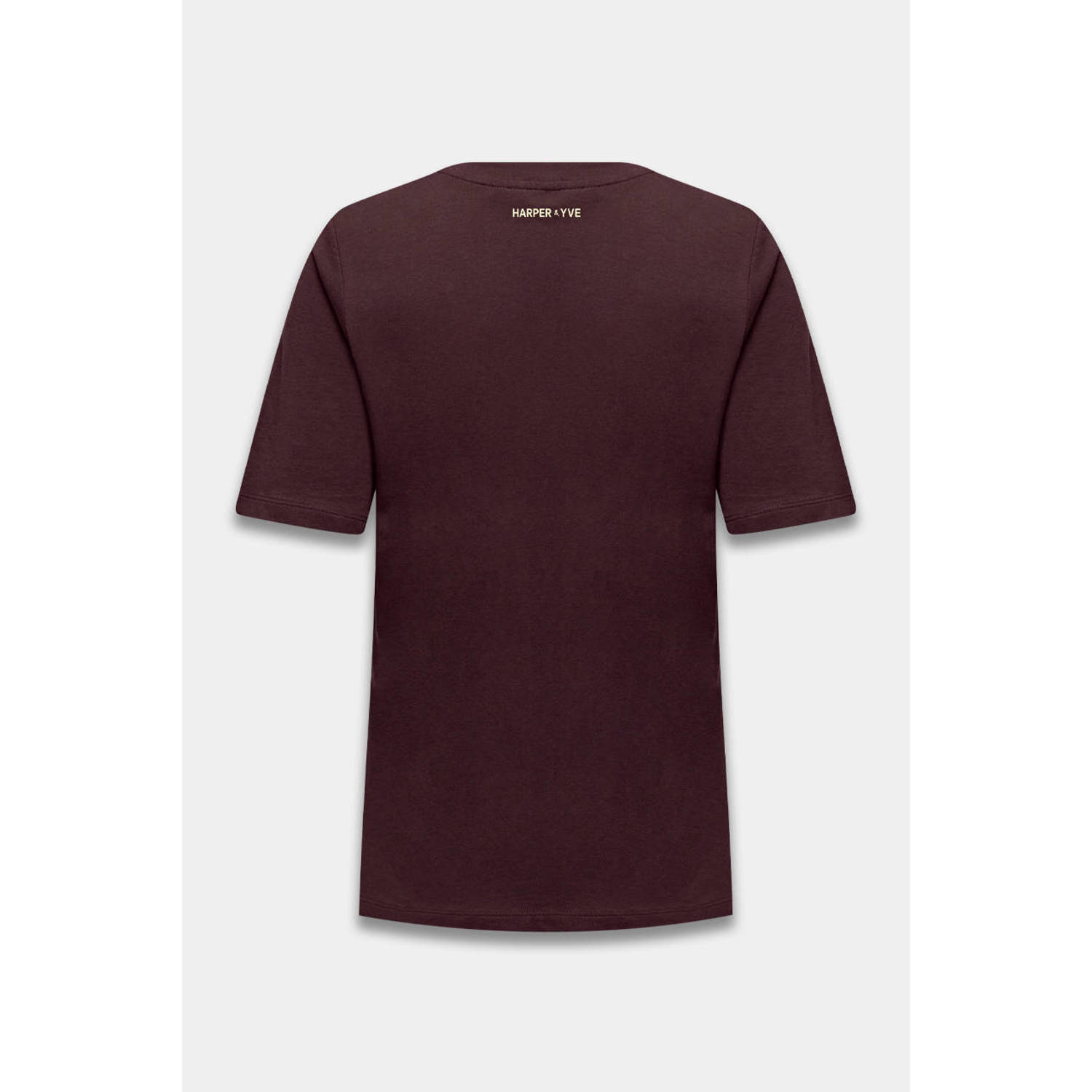HARPER & YVE T-shirt donkerrood