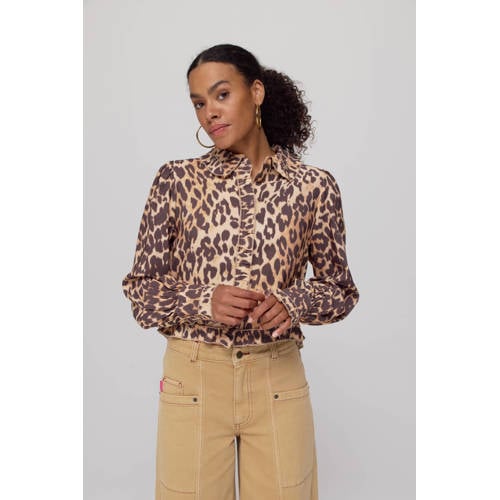 HARPER & YVE blouse bruin afbeelding