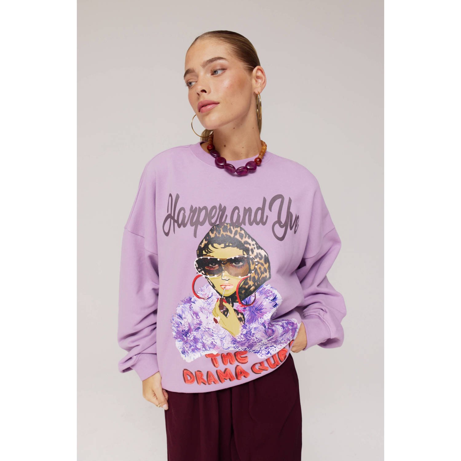 HARPER & YVE sweater lila