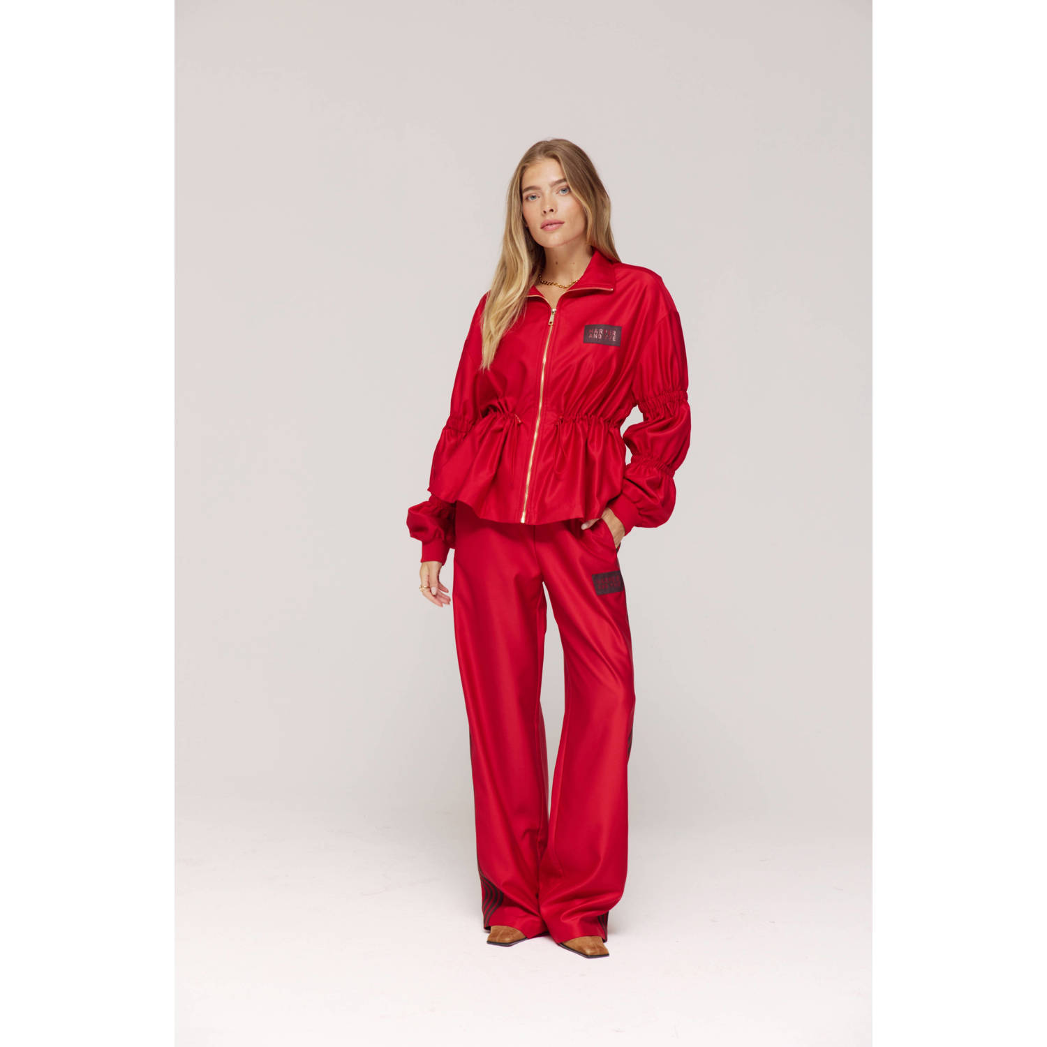 HARPER & YVE high waist broek rood