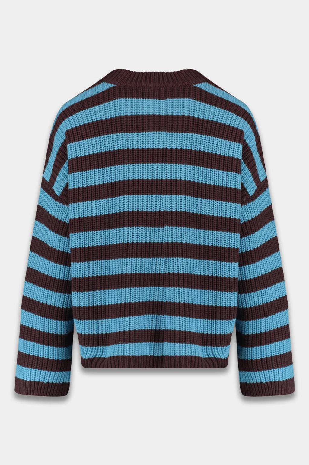 HARPER YVE gestreepte gebreide trui blauw wehkamp