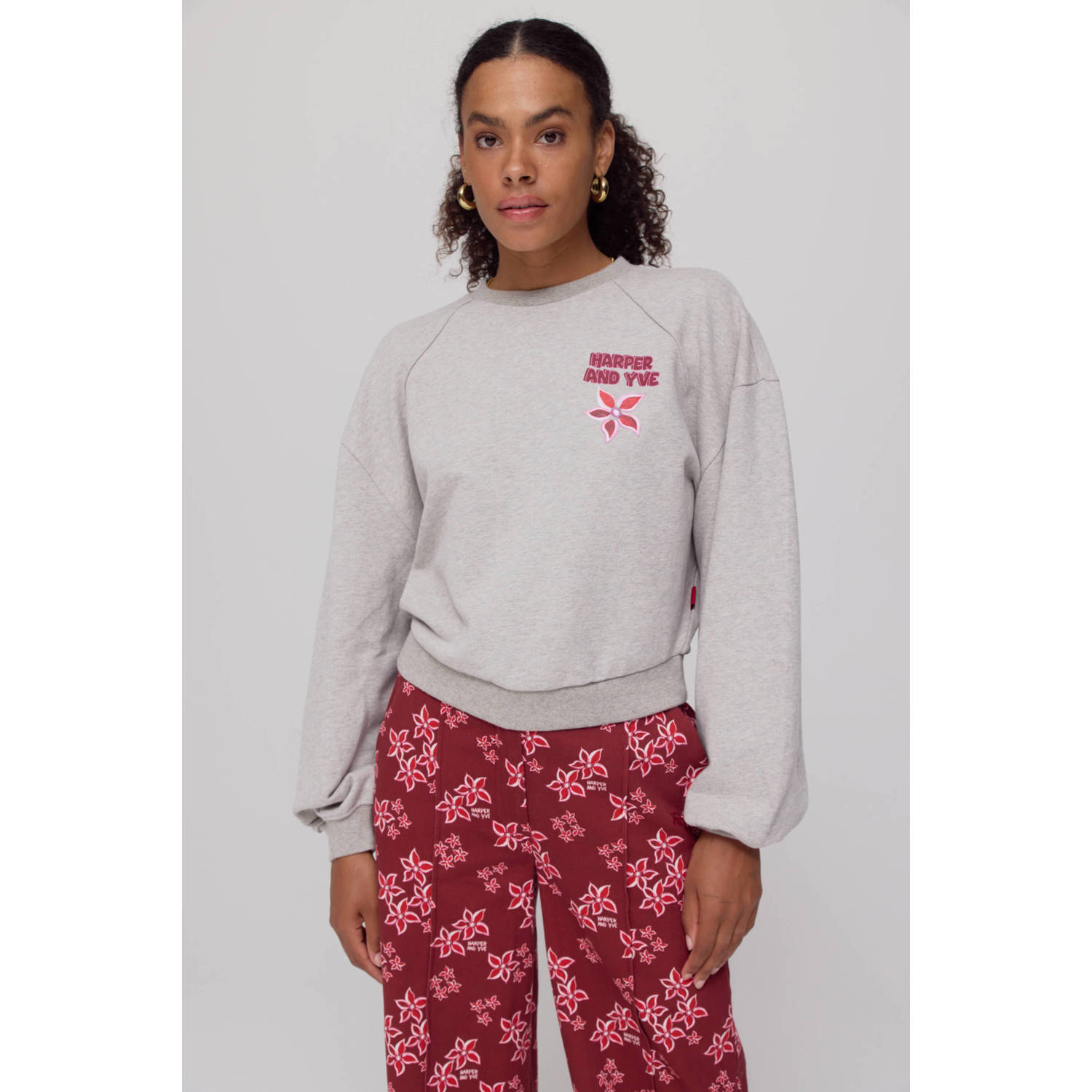 HARPER & YVE sweater grijs