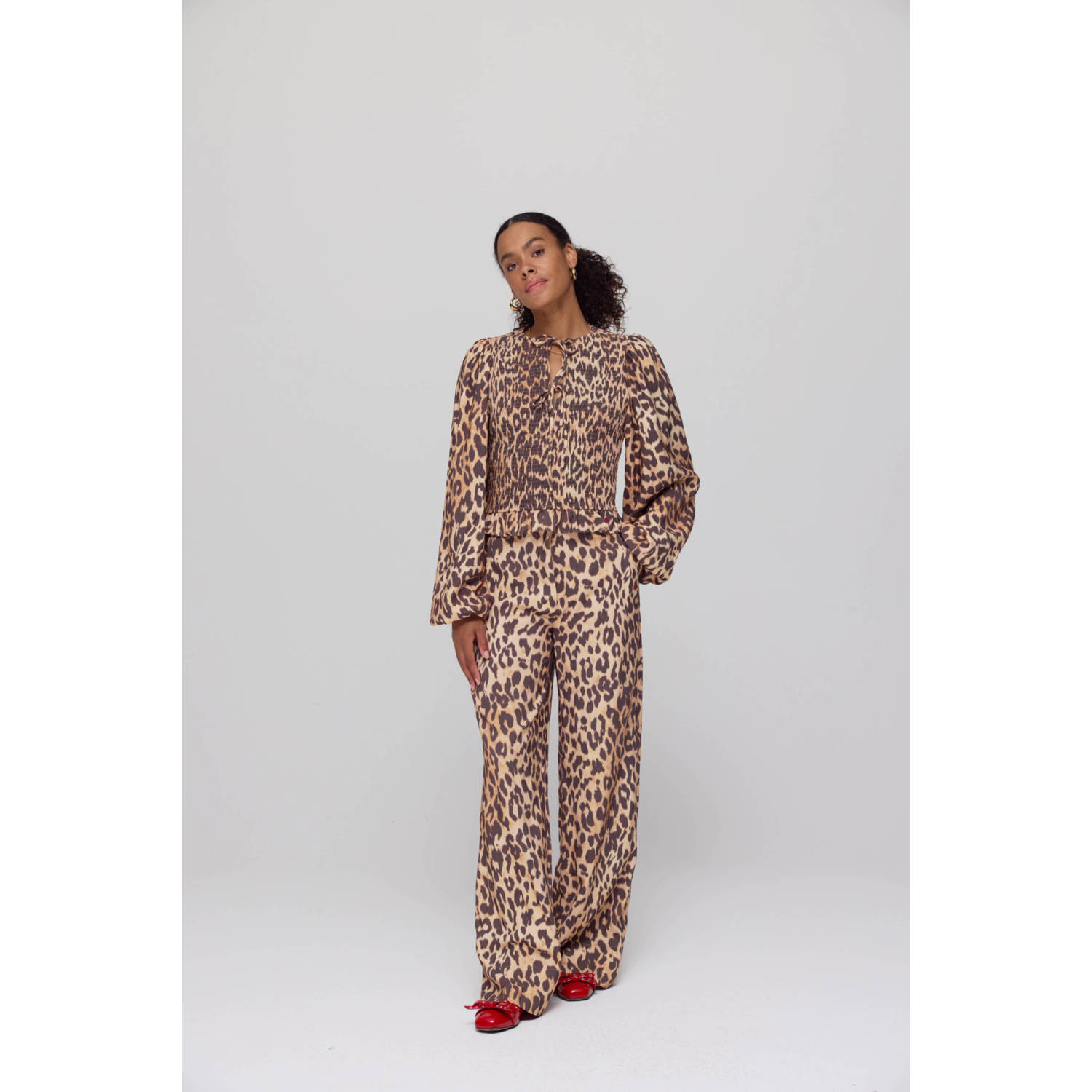 HARPER & YVE high waist broek bruin