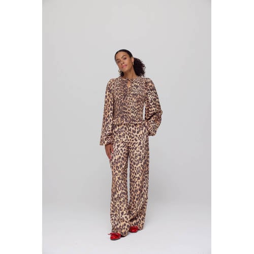 HARPER & YVE high waist broek bruin afbeelding