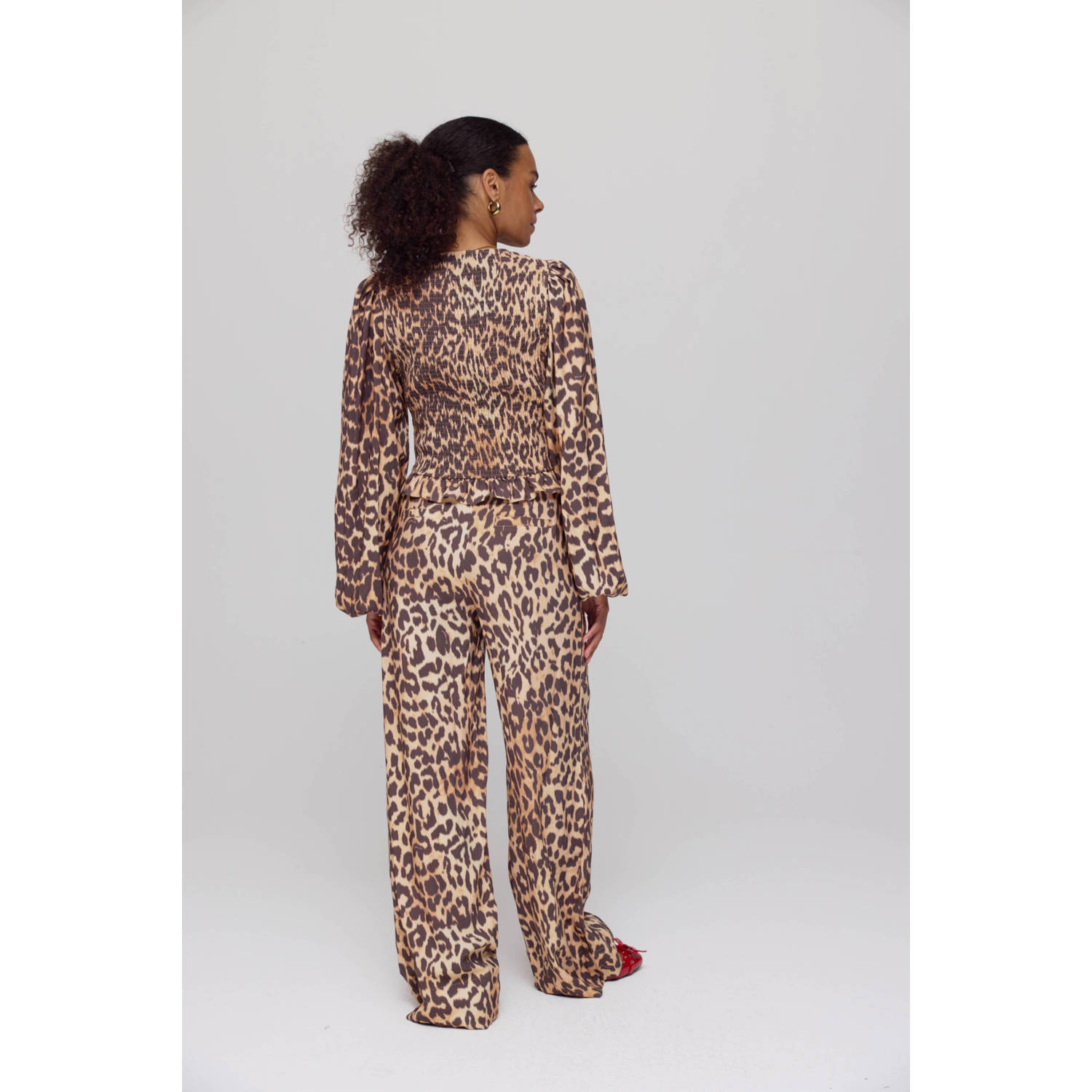 HARPER & YVE high waist broek bruin