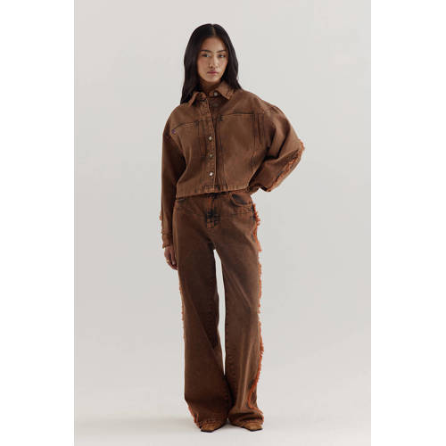 HARPER & YVE denim spijkerjas oranje afbeelding