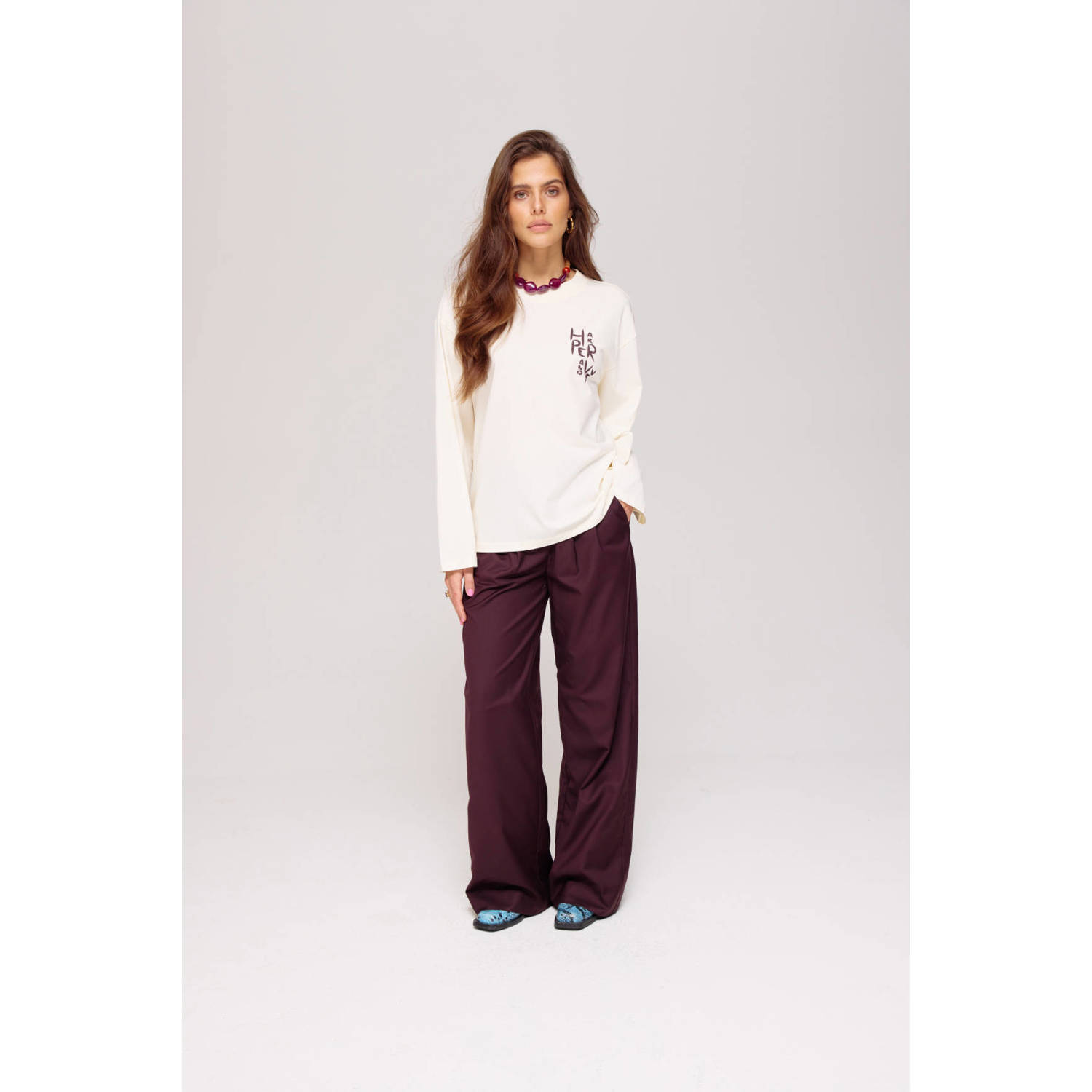 HARPER & YVE top ecru