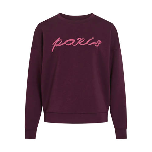 VILA sweater donkerrood afbeelding