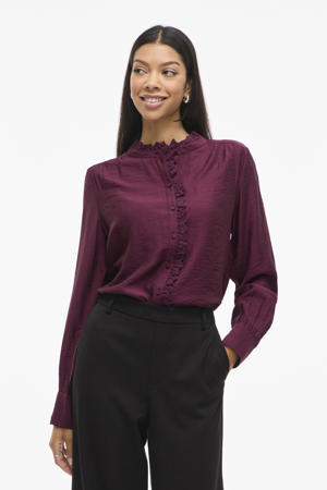 blouse donkerpaars