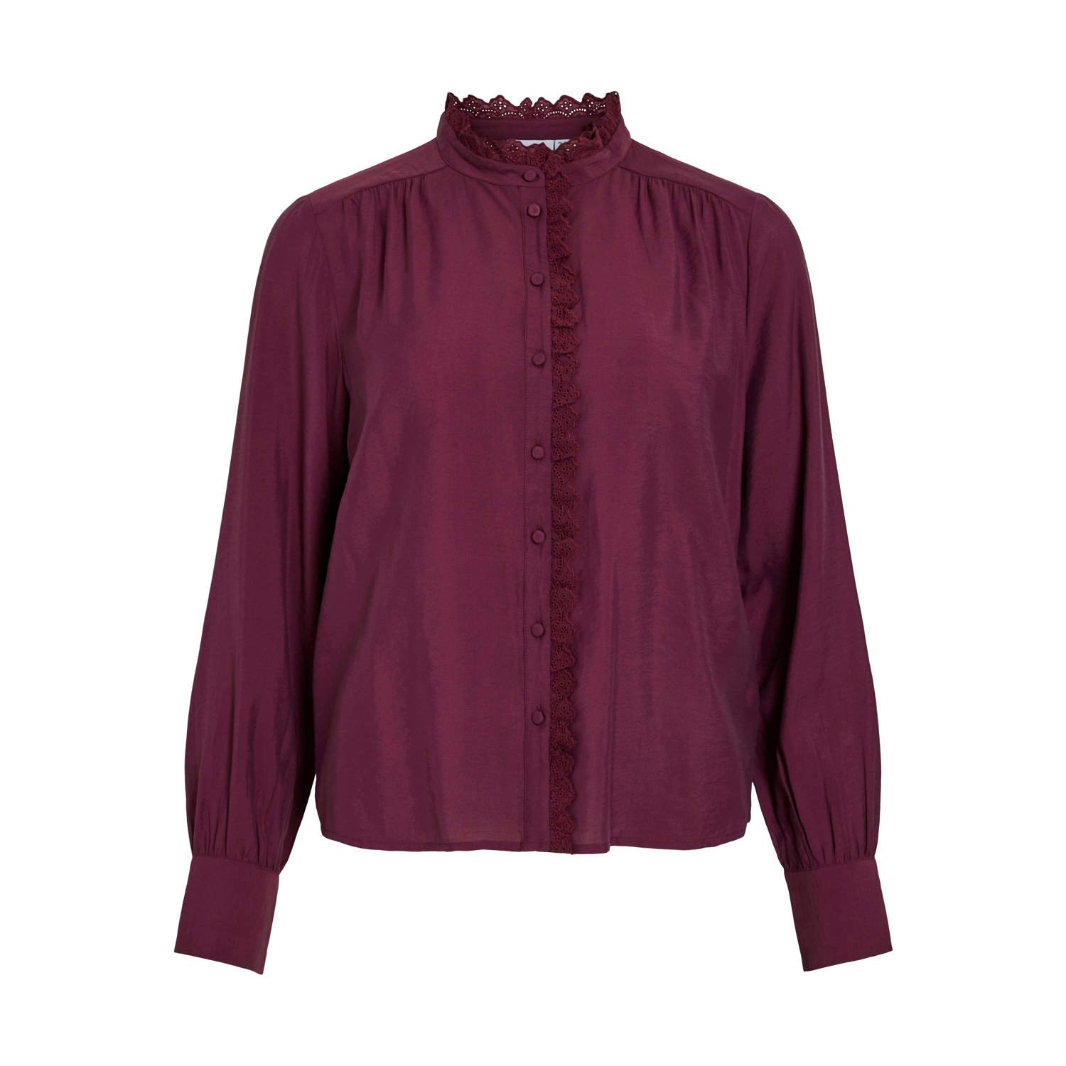 VILA blouse donkerpaars