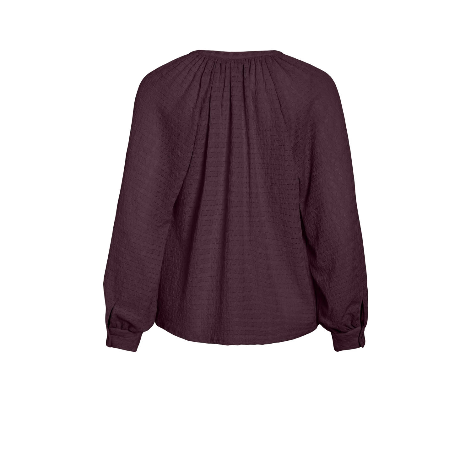 VILA blouse donkerpaars