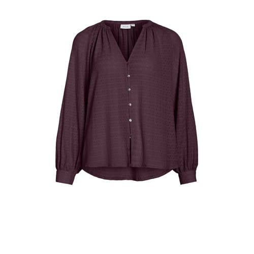 VILA blouse donkerpaars afbeelding