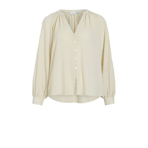 VILA blouse ecru afbeelding