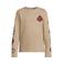 Coolcat longsleeve met printopdruk Royce beige
