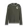 Coolcat relaxed overlock longsleeve met C logo Danny khaki