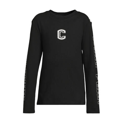 Coolcat longsleeve met printopdruk Lennon zwart afbeelding