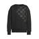 Coolcat fleece sweater met printopdruk Josh donkergrijs