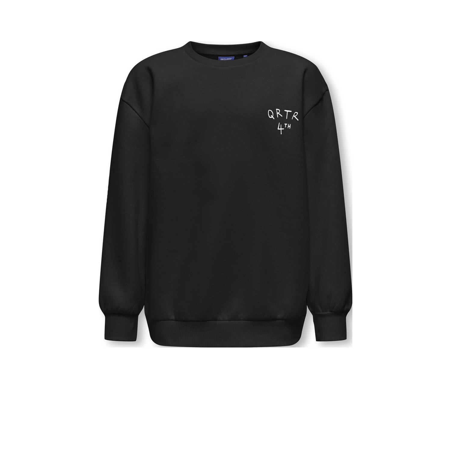 ONLY & SONS JUNIOR sweater zwart