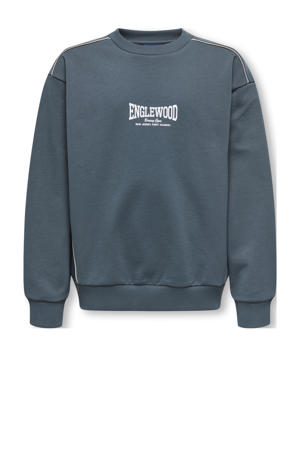 sweater grijsblauw