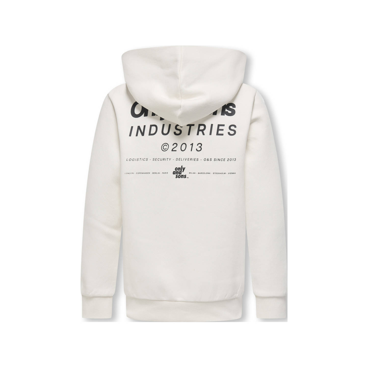 ONLY & SONS JUNIOR hoodie wit