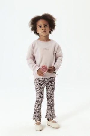flared legging lila