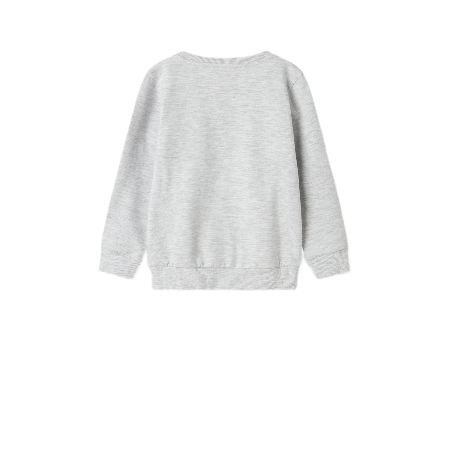 NAME IT MINI sweater grijs melange