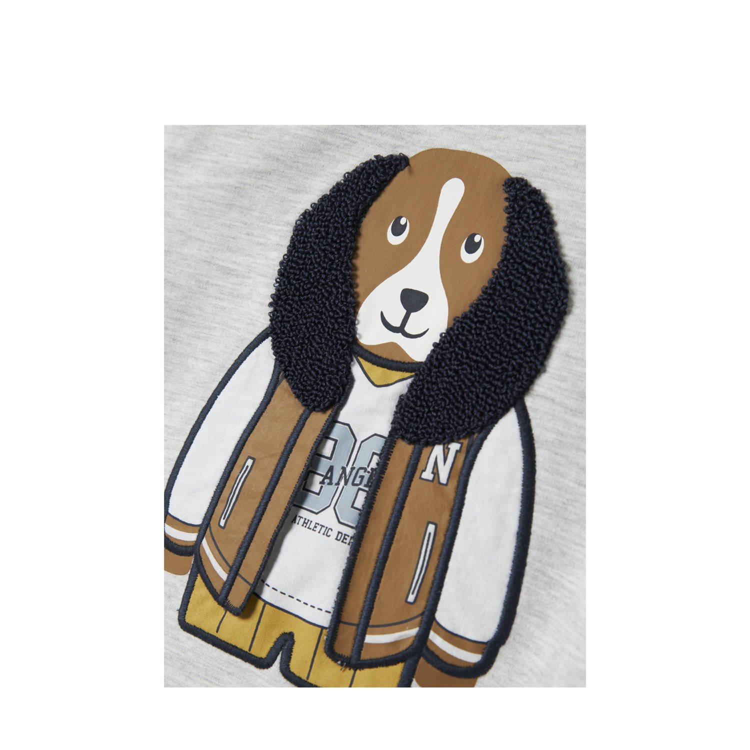 NAME IT MINI sweater grijs melange