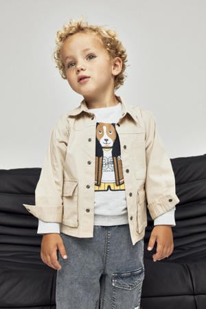 sweater grijs melange